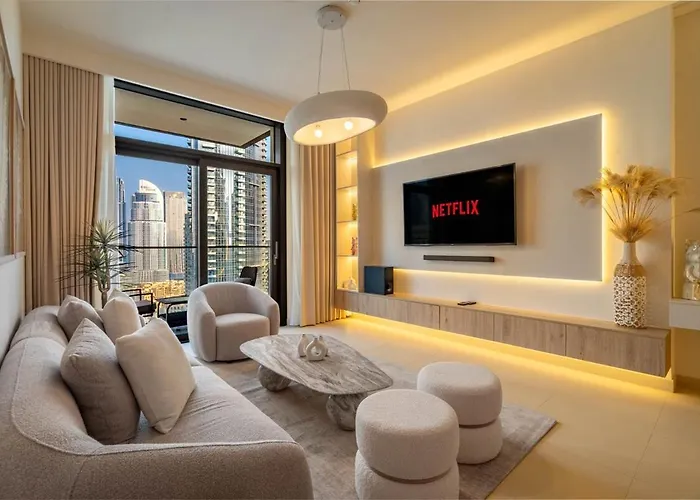 Luxury 4Br In Heart Of Dubai With Burj View